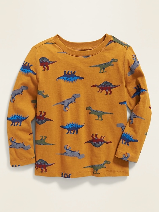 View large product image 1 of 2. Printed Crew-Neck Tee for Toddler Boys