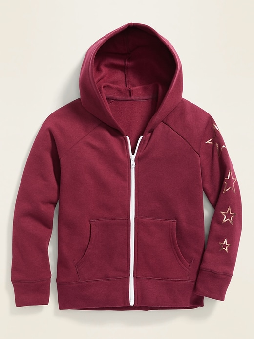 View large product image 1 of 3. Graphic Zip Hoodie for Girls