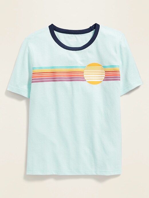 View large product image 1 of 1. Relaxed Graphic Tee for Girls