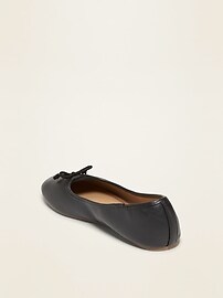 View large product image 3 of 3. Faux-Leather Ballet Flats for Girls