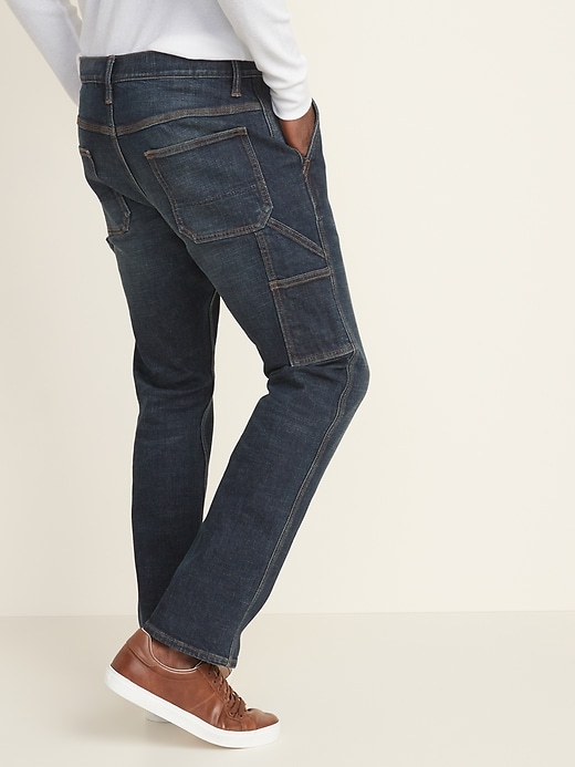 View large product image 2 of 3. Straight Built-In Flex Carpenter Jeans