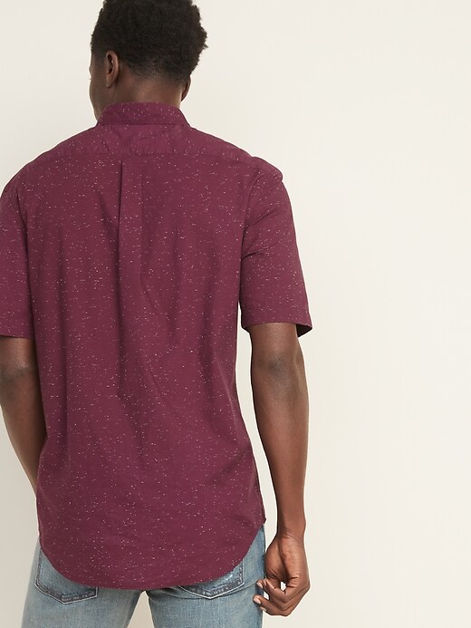 Image number 2 showing, Slim-Fit Built-In Flex Neps-Textured Poplin Shirt