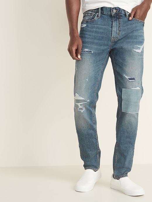 View large product image 1 of 2. Relaxed Slim Built-In Flex Jeans