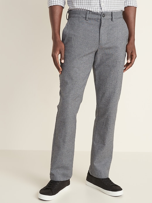 View large product image 1 of 2. Straight Built-In Flex Textured Ultimate Chinos