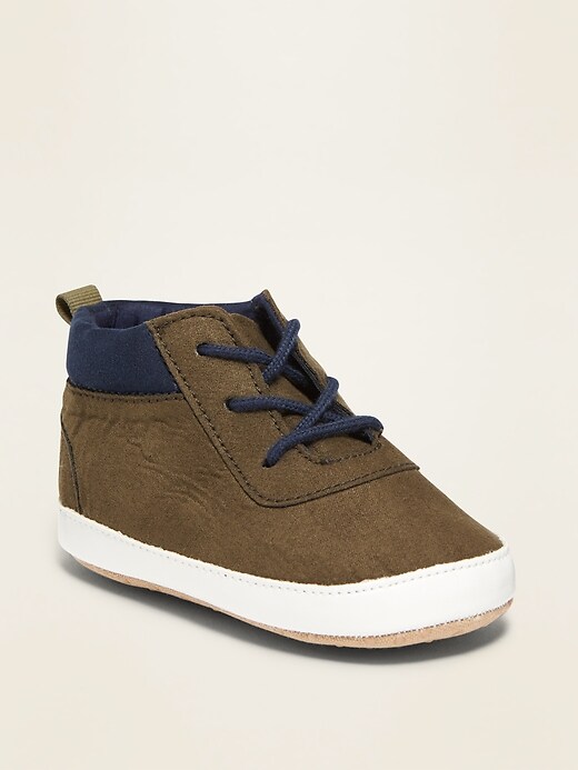 View large product image 1 of 1. Faux-Suede High-Tops for Baby
