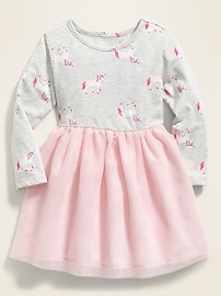 View large product image 3 of 4. Fit & Flare Tutu Dress for Toddler Girls