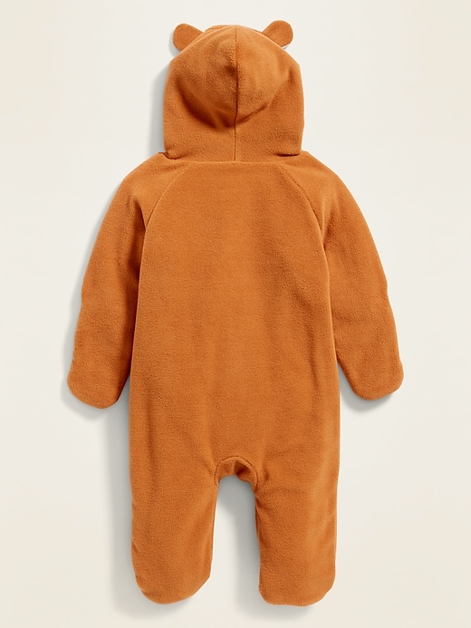 View large product image 2 of 3. Micro Performance Fleece Critter One-Piece for Baby