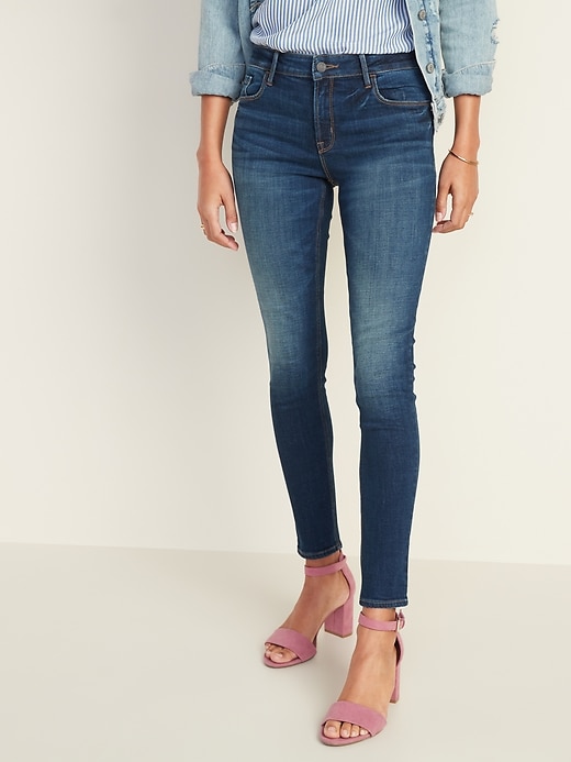 Mid Rise Rockstar Super Skinny Jeans For Women Old Navy