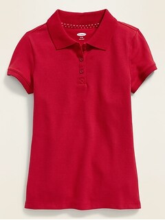 old navy red polo