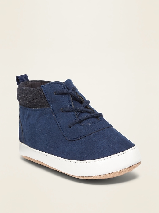 View large product image 1 of 3. Faux-Suede High-Tops for Baby