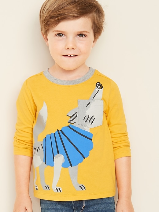 View large product image 1 of 1. Graphic Critter Tee for Toddler Boys
