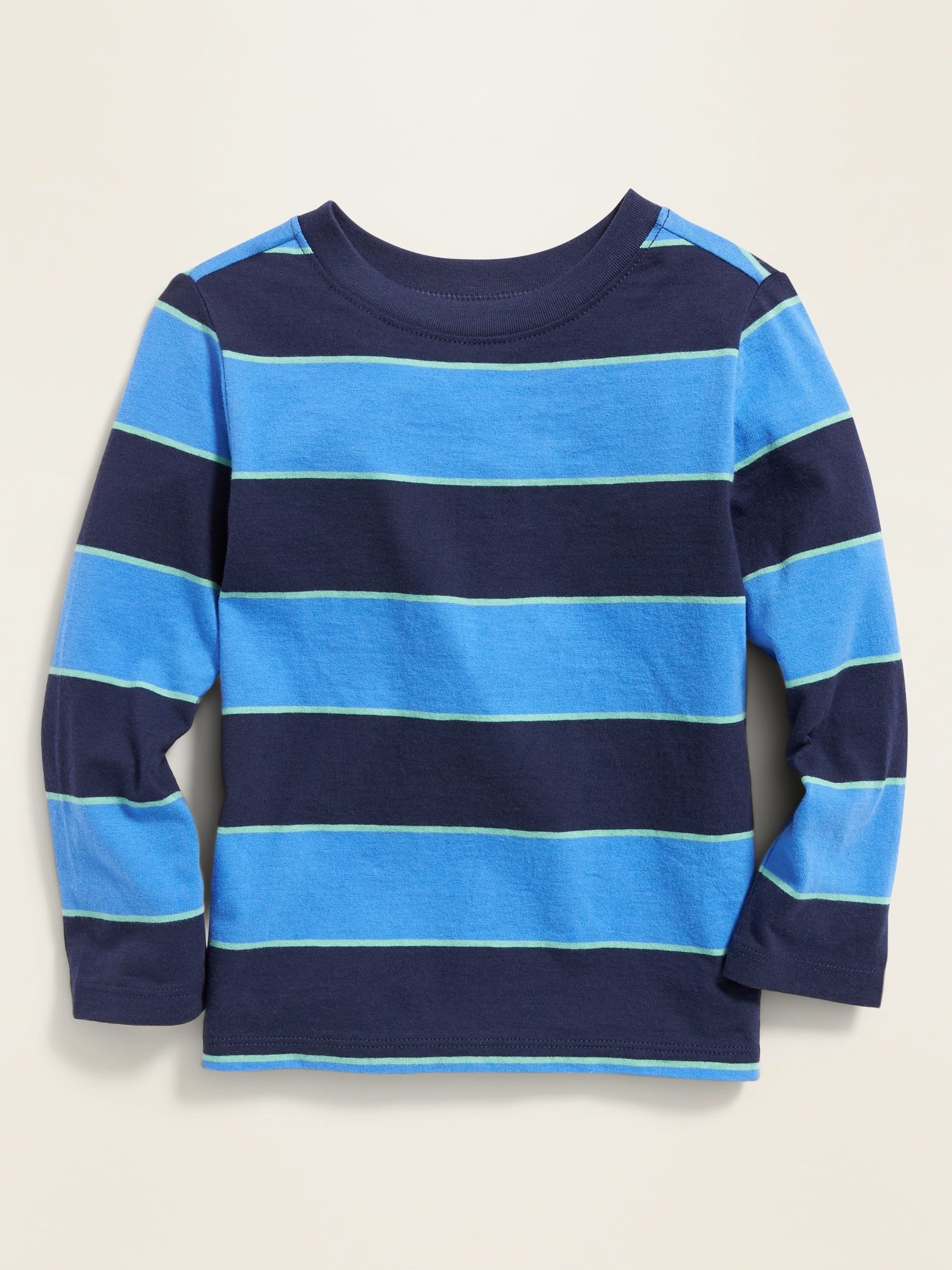 Baby Toddlers Long Sleeve Tee Little Kids Cotton Striped T-Shirt Crew Neck Tops