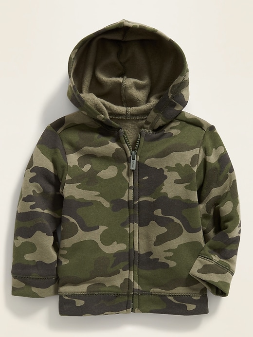 View large product image 1 of 2. Camo Zip Hoodie for Baby