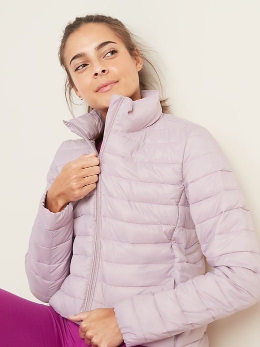 Image number 5 showing, Packable Puffer Jacket for Women