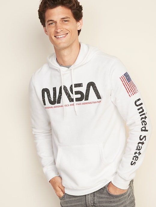 Image number 1 showing, NASA&#174 Graphic Pullover Hoodie
