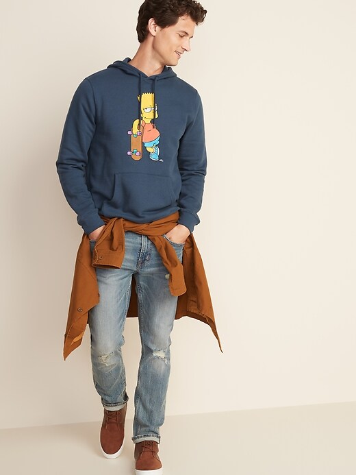 Image number 3 showing, The Simpsons&#153 Bart Graphic Pullover Hoodie