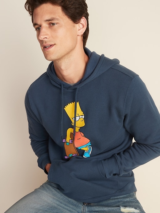 Image number 4 showing, The Simpsons&#153 Bart Graphic Pullover Hoodie