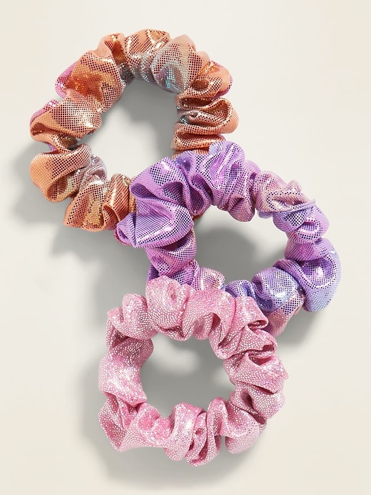 View large product image 1 of 1. Sparkle Scrunchie 3-Pack For Girls