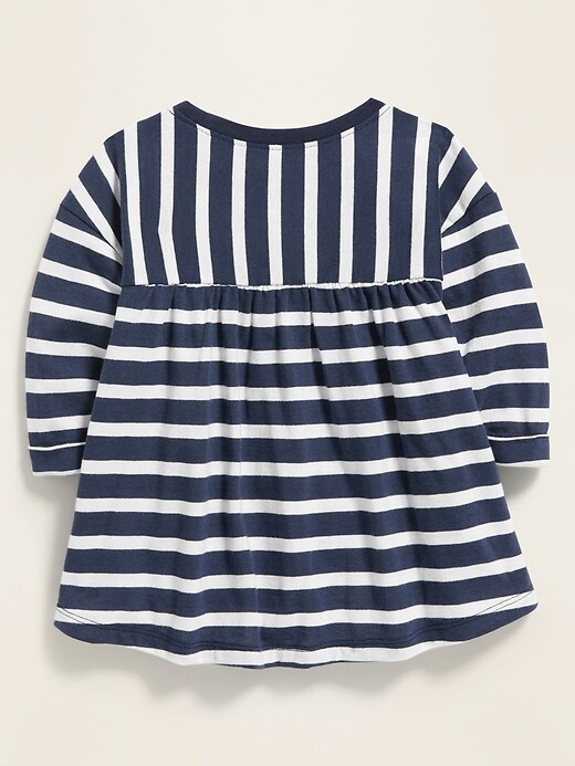 View large product image 2 of 4. Jersey 3/4-Sleeve Swing Top for Toddler Girls