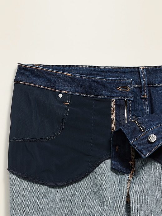 Image number 4 showing, High-Waisted Secret-Slim Pockets Wide-Leg Plus-Size Jeans