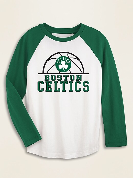 View large product image 1 of 1. NBA&#174 Team-Graphic Raglan Tee for Boys