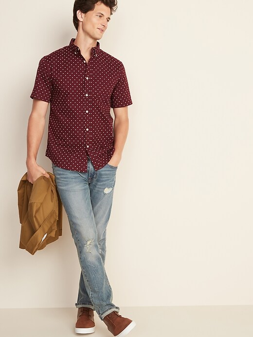 Image number 3 showing, Slim-Fit Built-In Flex Oxford Shirt