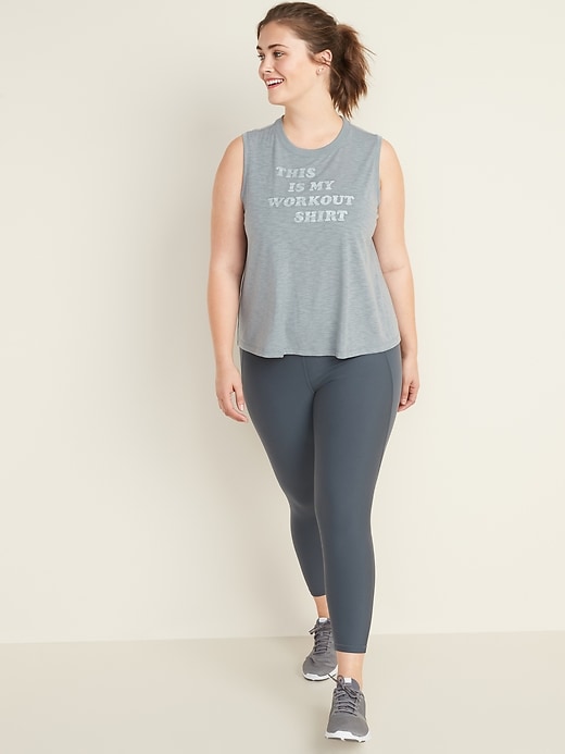 Image number 3 showing, Plus-Size Jersey Performance Swing Tank