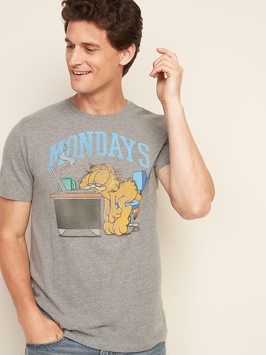Image number 1 showing, Garfield&#153 "Mondays" Graphic Tee
