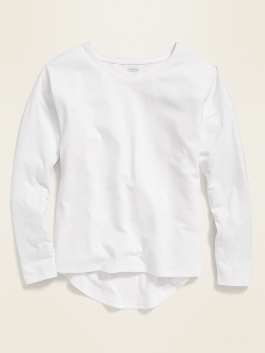 View large product image 1 of 3. Softest Dolman-Sleeve Tee For Girls