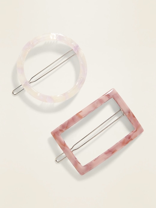 View large product image 1 of 1. Hair Clips 2-Pack For Women
