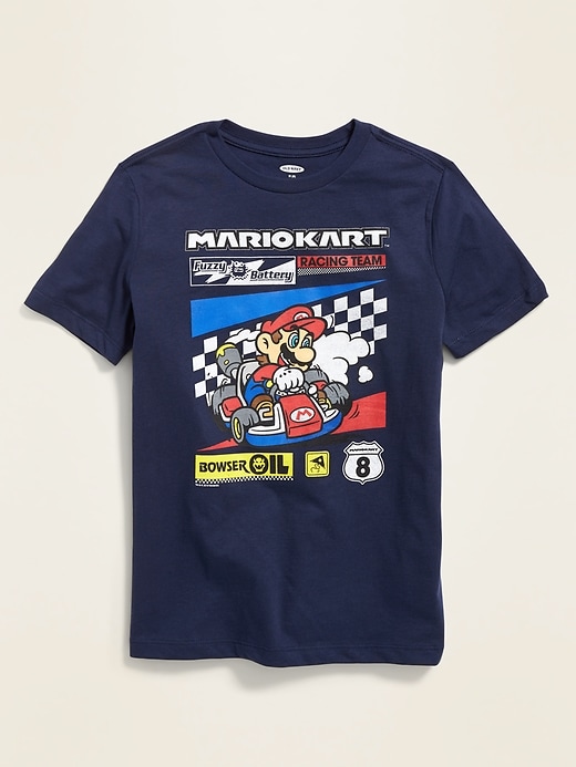 View large product image 1 of 2. Mario Kart&#153 Racing Team Graphic Tee for Boys
