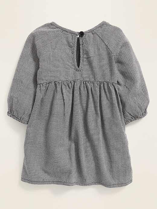 View large product image 2 of 2. Fit & Flare Ruffle-Trim Dress for Baby