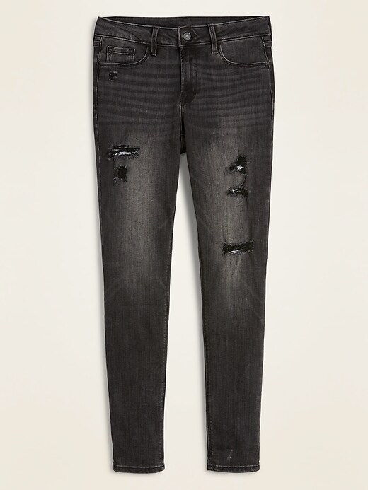 Image number 5 showing, Mid-Rise Distressed Rockstar Jeans for Women