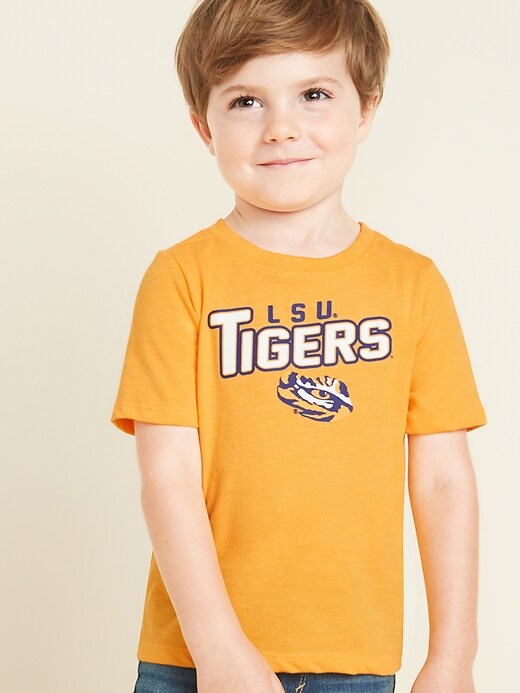 View large product image 1 of 2. Colllege-Team Graphic Tee for Toddler Boys
