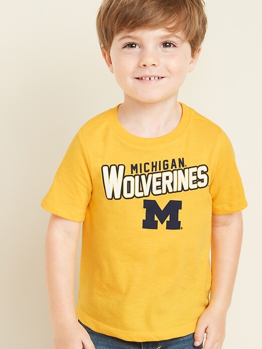 View large product image 1 of 2. Colllege-Team Graphic Tee for Toddler Boys