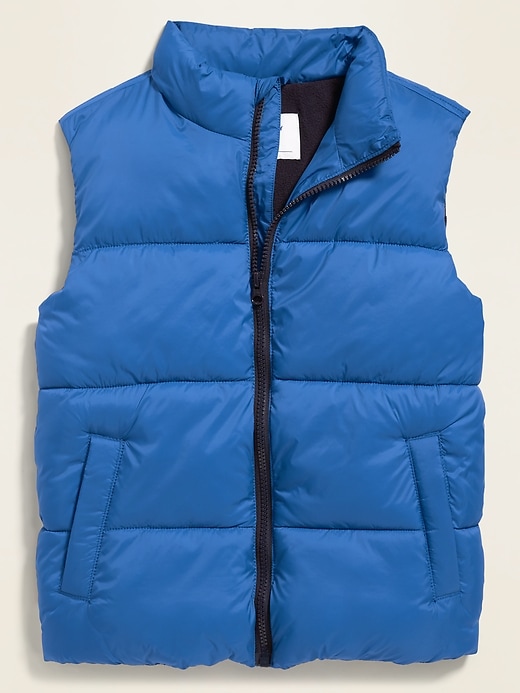 View large product image 1 of 1. Frost-Free Quilted Puffer Vest For Boys