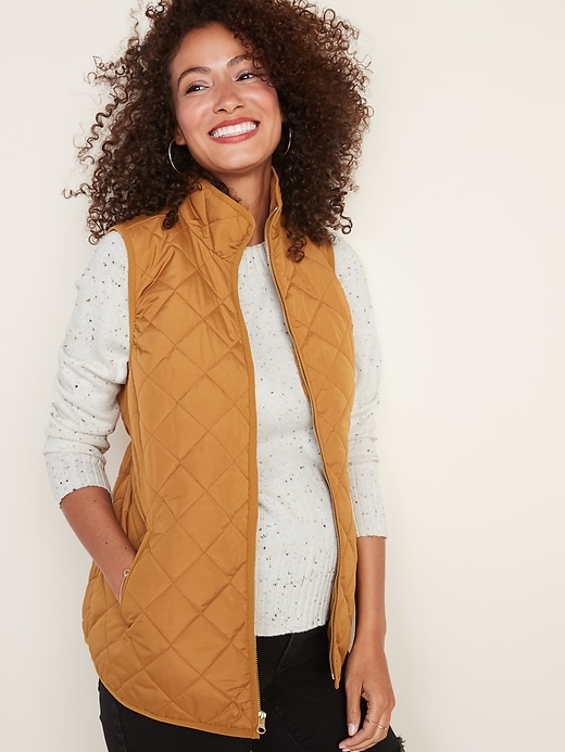 View large product image 1 of 1. Maternity Quilted Vest