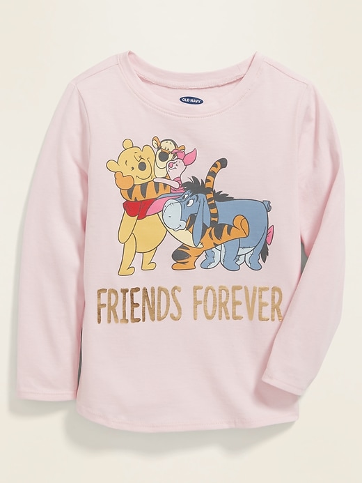 View large product image 1 of 2. Disney&#169 Winnie the Pooh "Friends Forever" Tee for Toddler Girls