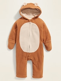 View large product image 3 of 3. Micro Performance Fleece Critter One-Piece for Baby