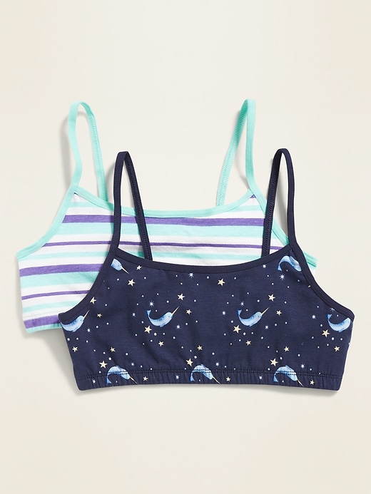 View large product image 1 of 1. Cami Bras 2-Pack for Girls