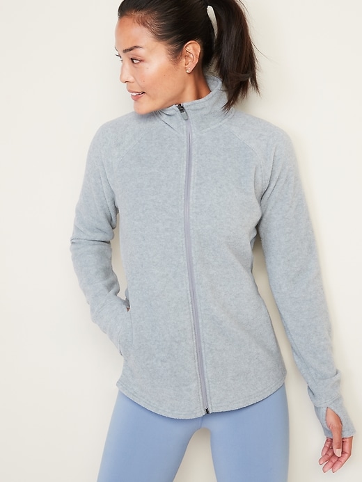 Image number 1 showing, Micro Performance Fleece Zip Jacket for Women