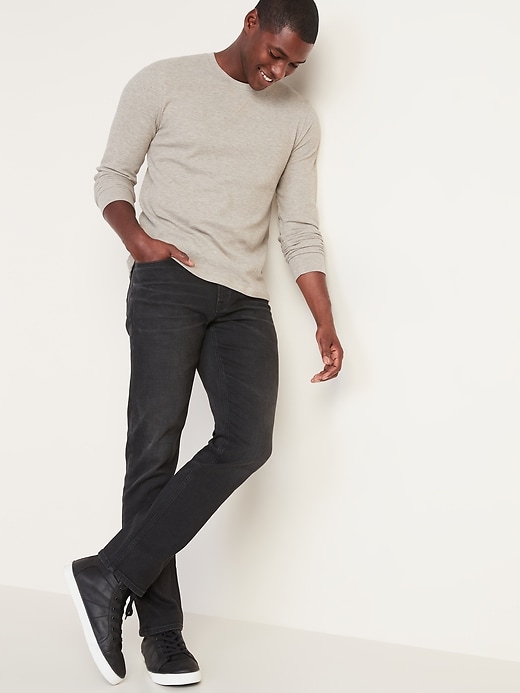 Image number 3 showing, Soft-Washed Thermal-Knit Tee