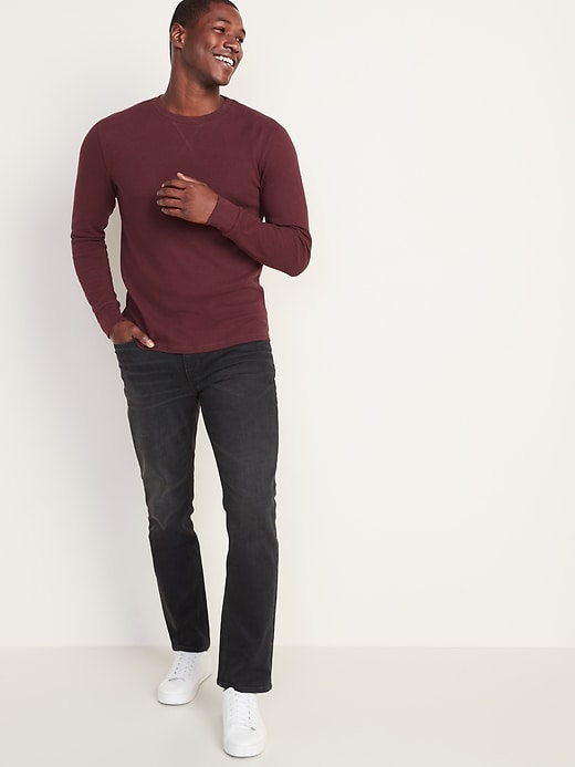 Image number 3 showing, Soft-Washed Thermal-Knit Tee