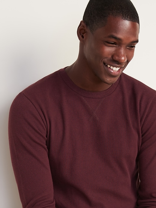 Image number 4 showing, Soft-Washed Thermal-Knit Tee