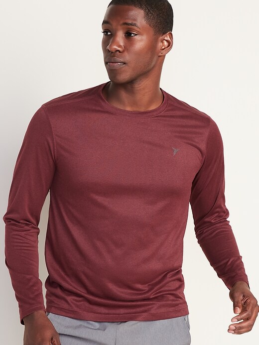 View large product image 1 of 1. Go-Dry Cool Eco Long-Sleeve Tee