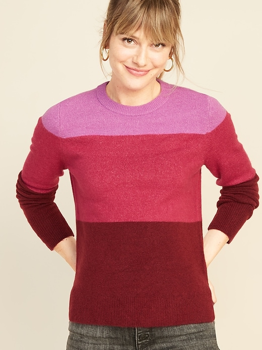 Soft-Brushed Crew-Neck Sweater for Women