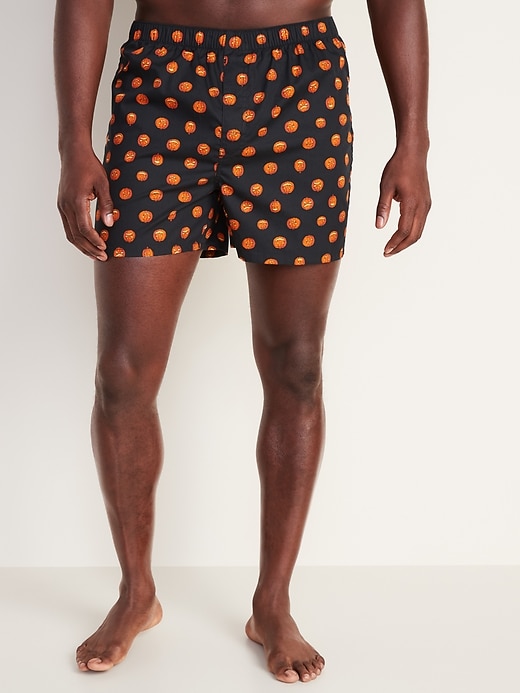 View large product image 1 of 1. Soft-Washed Printed Boxer Shorts