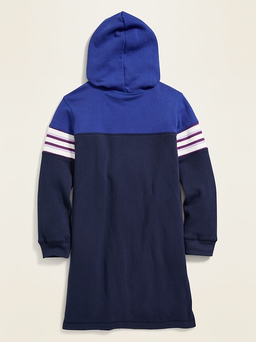 View large product image 2 of 4. Hooded Fleece-Knit Dress for Girls