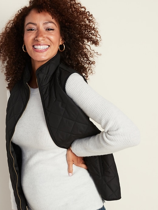 Image number 4 showing, Maternity Quilted Vest