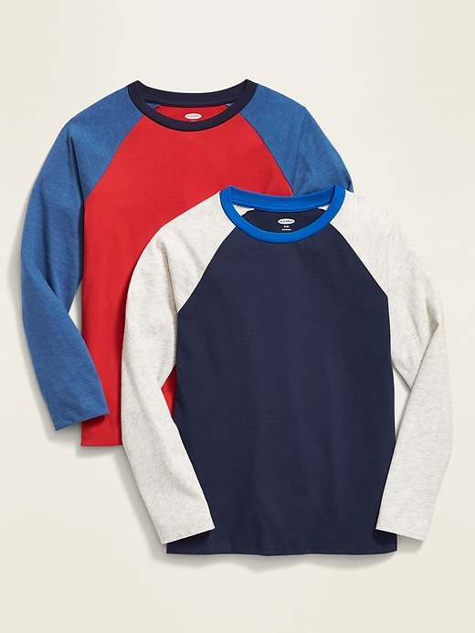 View large product image 1 of 1. Softest Long-Sleeve T-Shirt 2-Pack For Boys